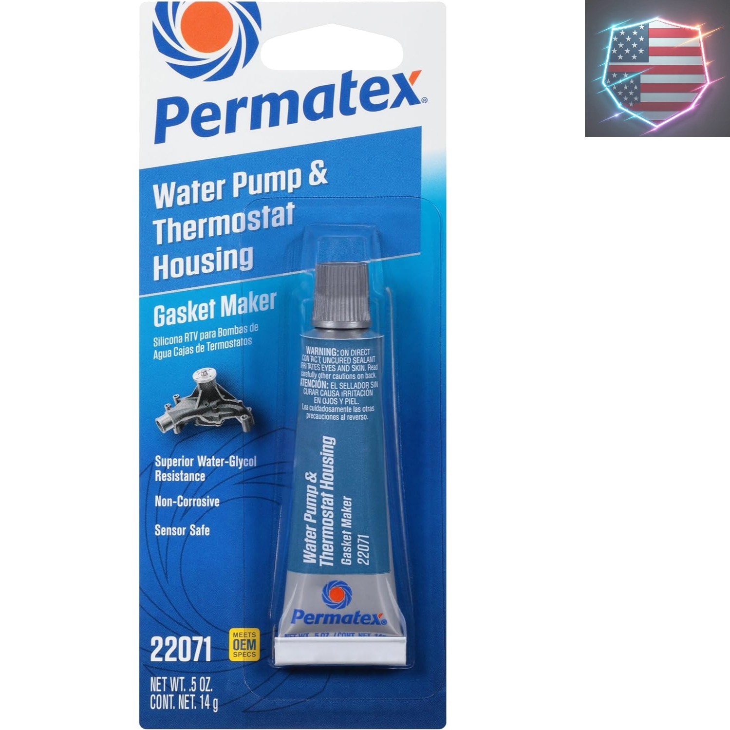 Water Pump and Thermostat RTV Silicone Gasket, 0.5 oz.