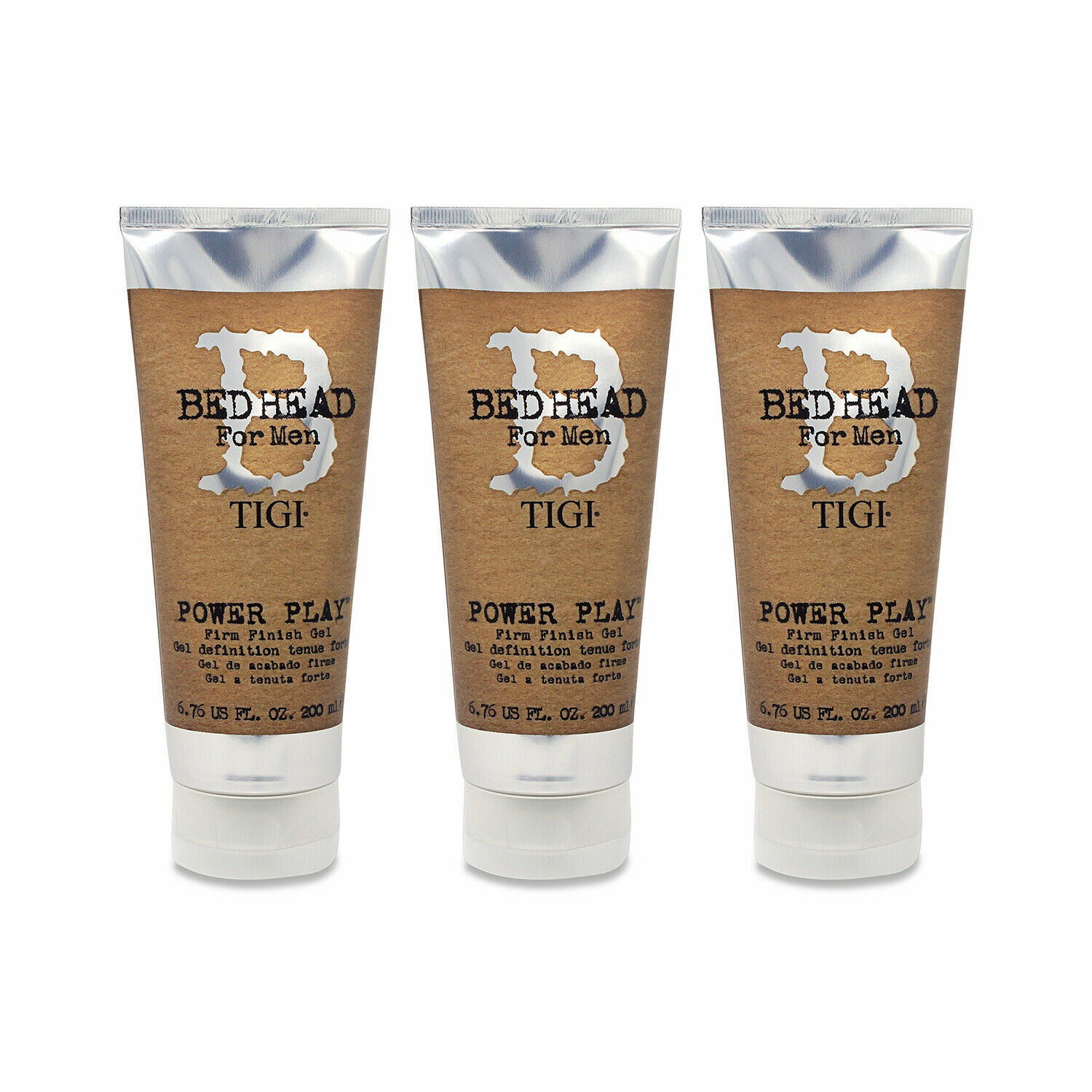 TIGI Bed Head For Men Power Play 6.76 oz 3 Pack NEW