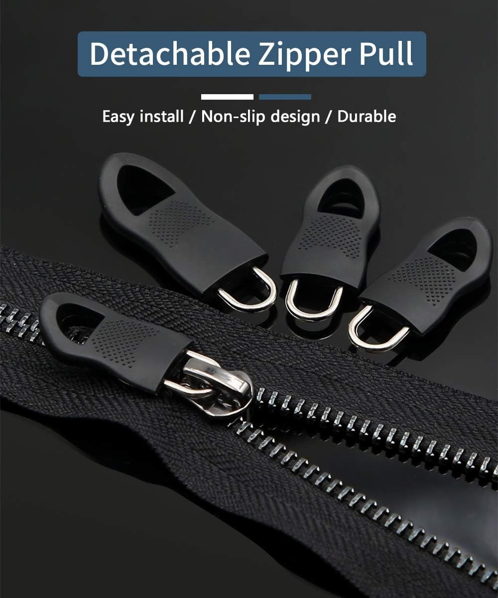 Zipper Pull, Universal Zipper Pull Replacement, Broken Replacement Zippers Pu...