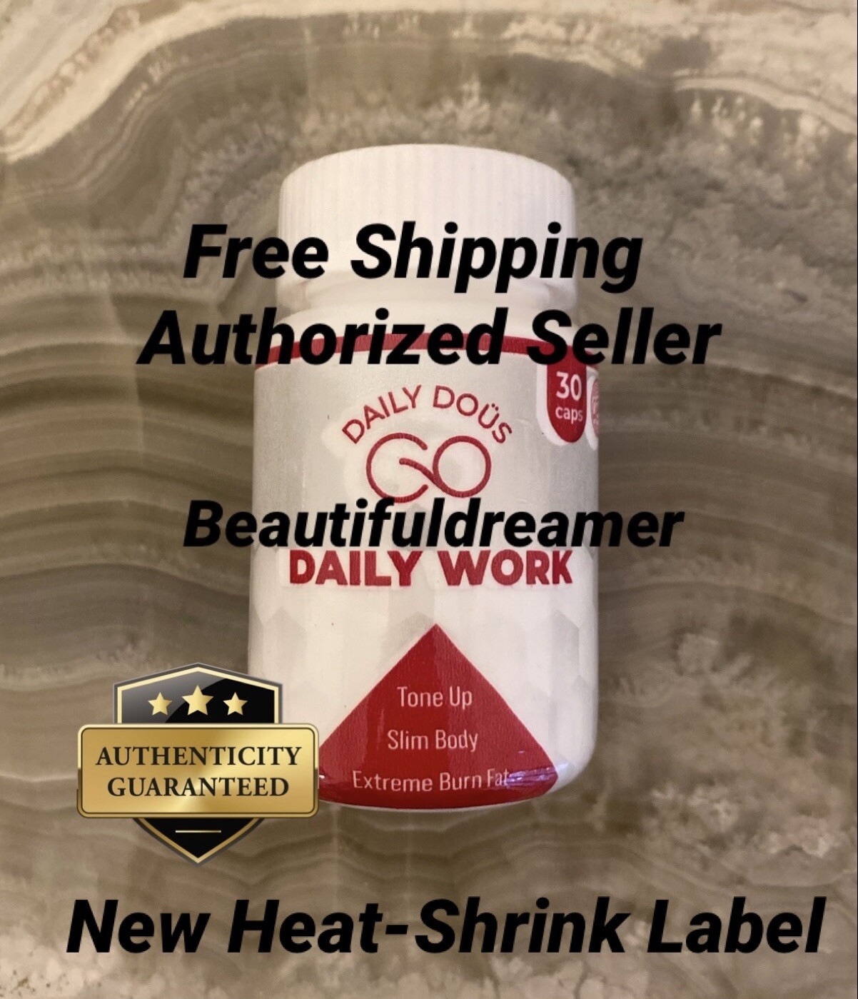 ORIGINAL DAILY WORK PILLS by Daily Dous / Skinny 365  ** Brand New and Sealed **