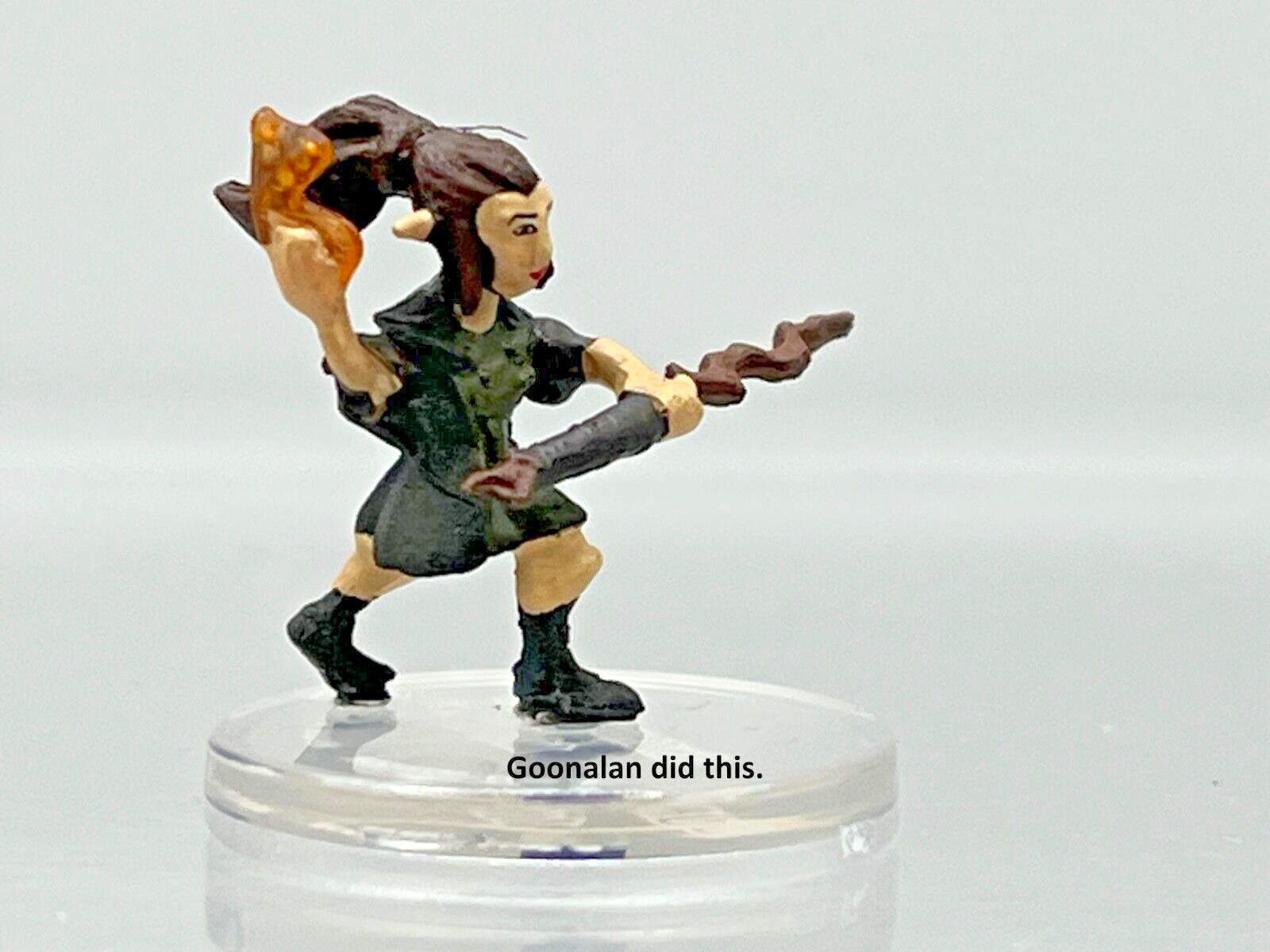 D&D Pathfinder Mini Monster Menagerie 3 11b Gnome Wizard UC