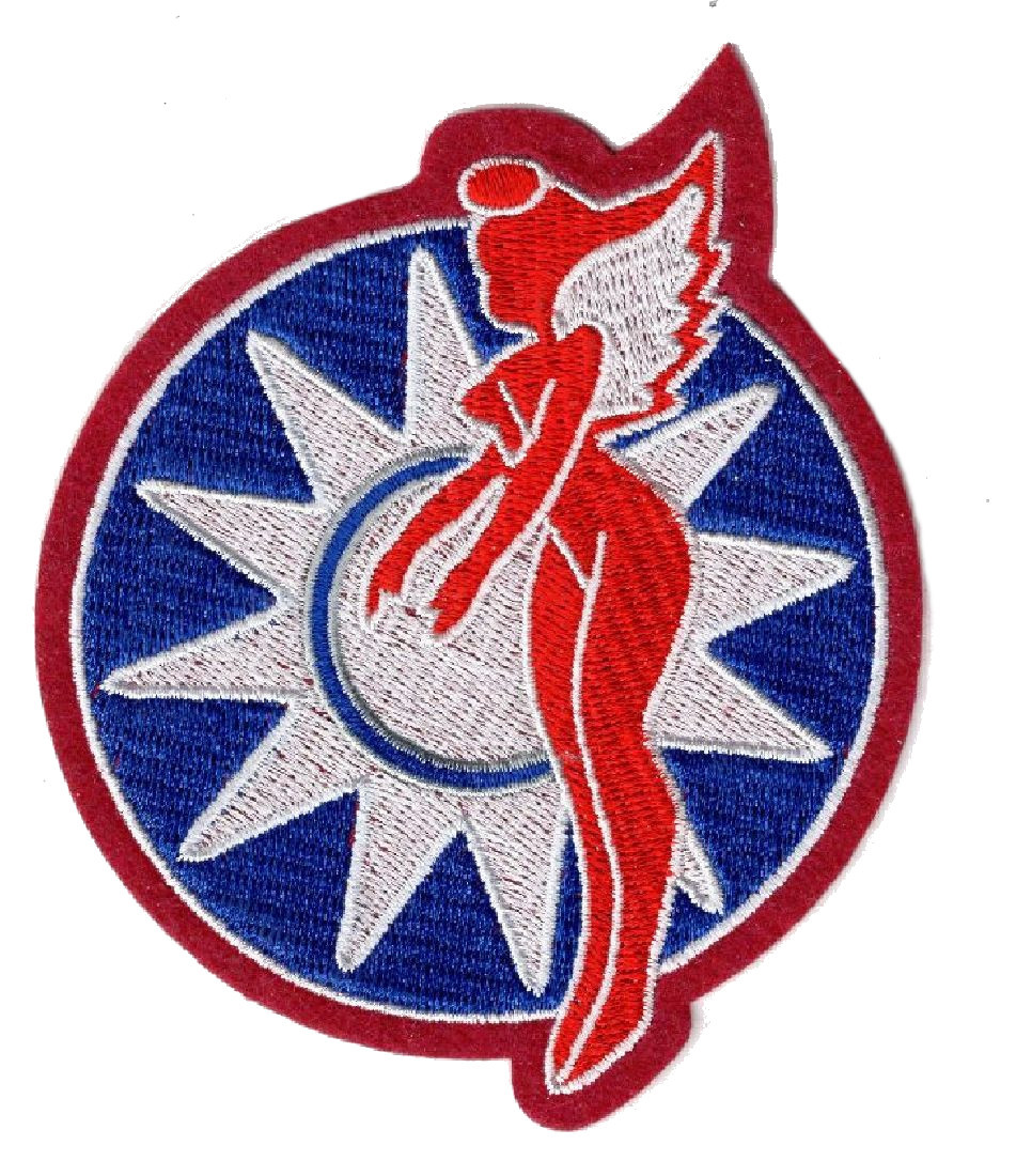 WWII Flying Tigers 3rd Fighter Squadron Hells Angels Patch [IRON ON SEW ON -FT7]