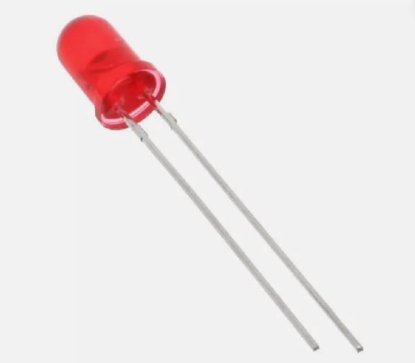 25 x Red LED 5mm Round Wide Angle Diffused LED Light Emitting Diode Bright PCB