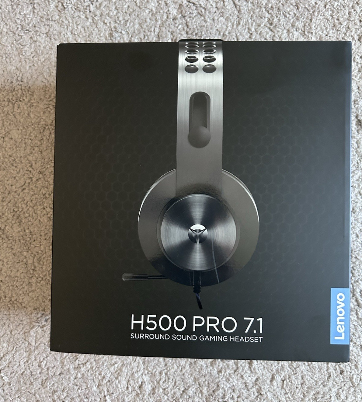 Lenovo Legion H500 Pro 7.1 Surround Gaming Headset Mic Volume USB 3.5mm