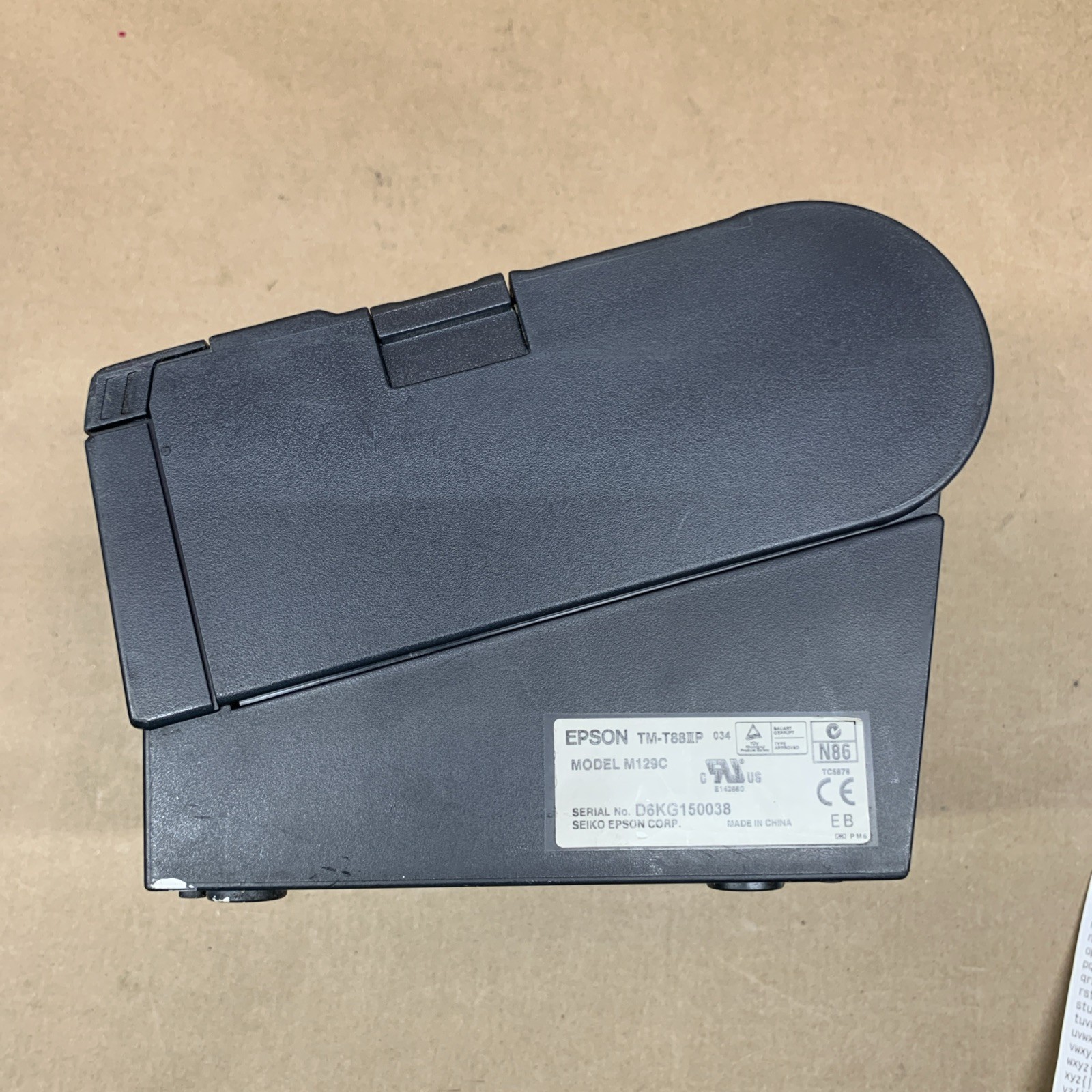 Epson Micros TM-T88III M129C Thermal POS Receipt Printer - TESTED WORKING
