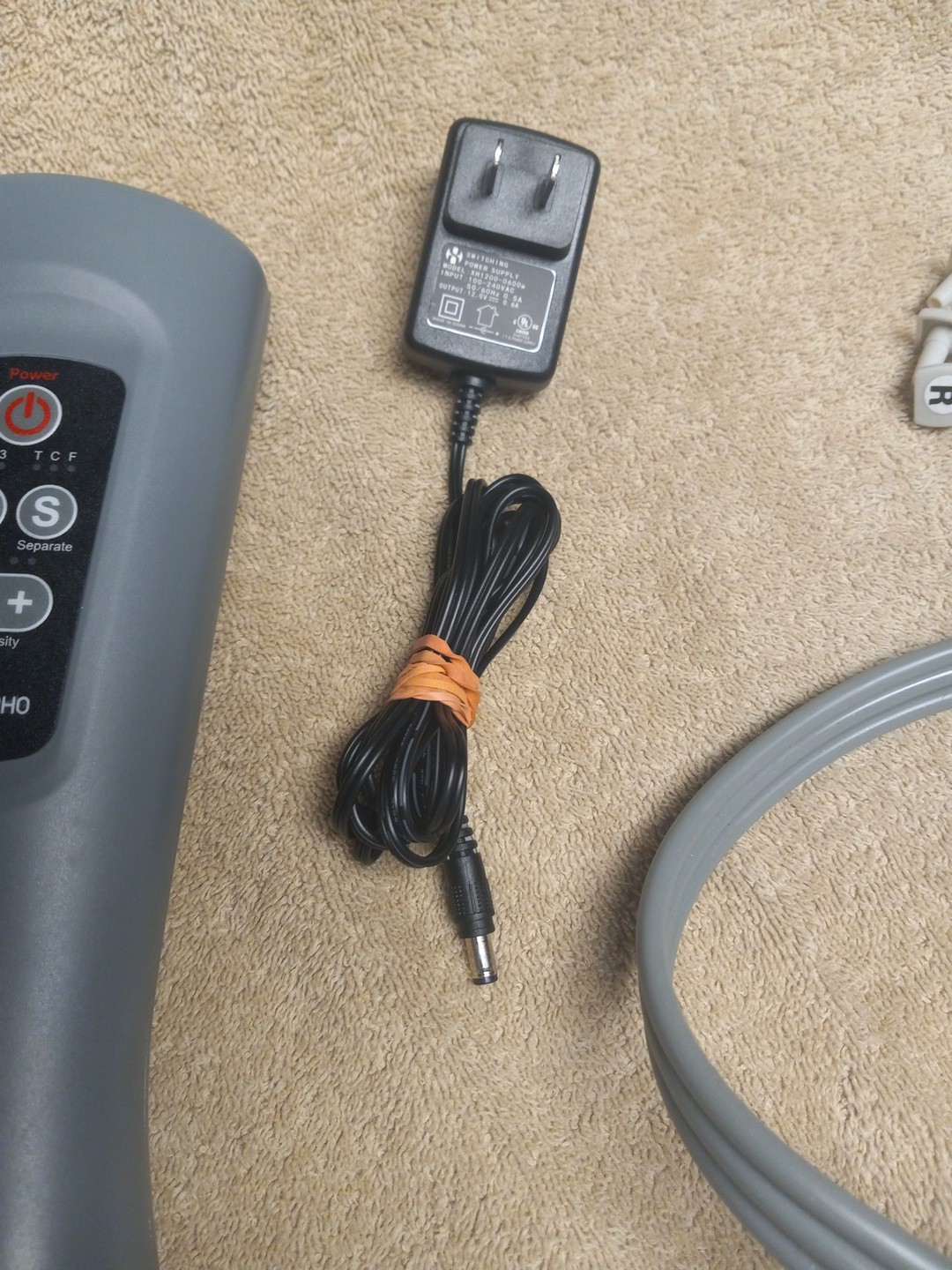 RENPHO RF-ALM070 Air Compression Leg Massager Remote Controller With Power Cord