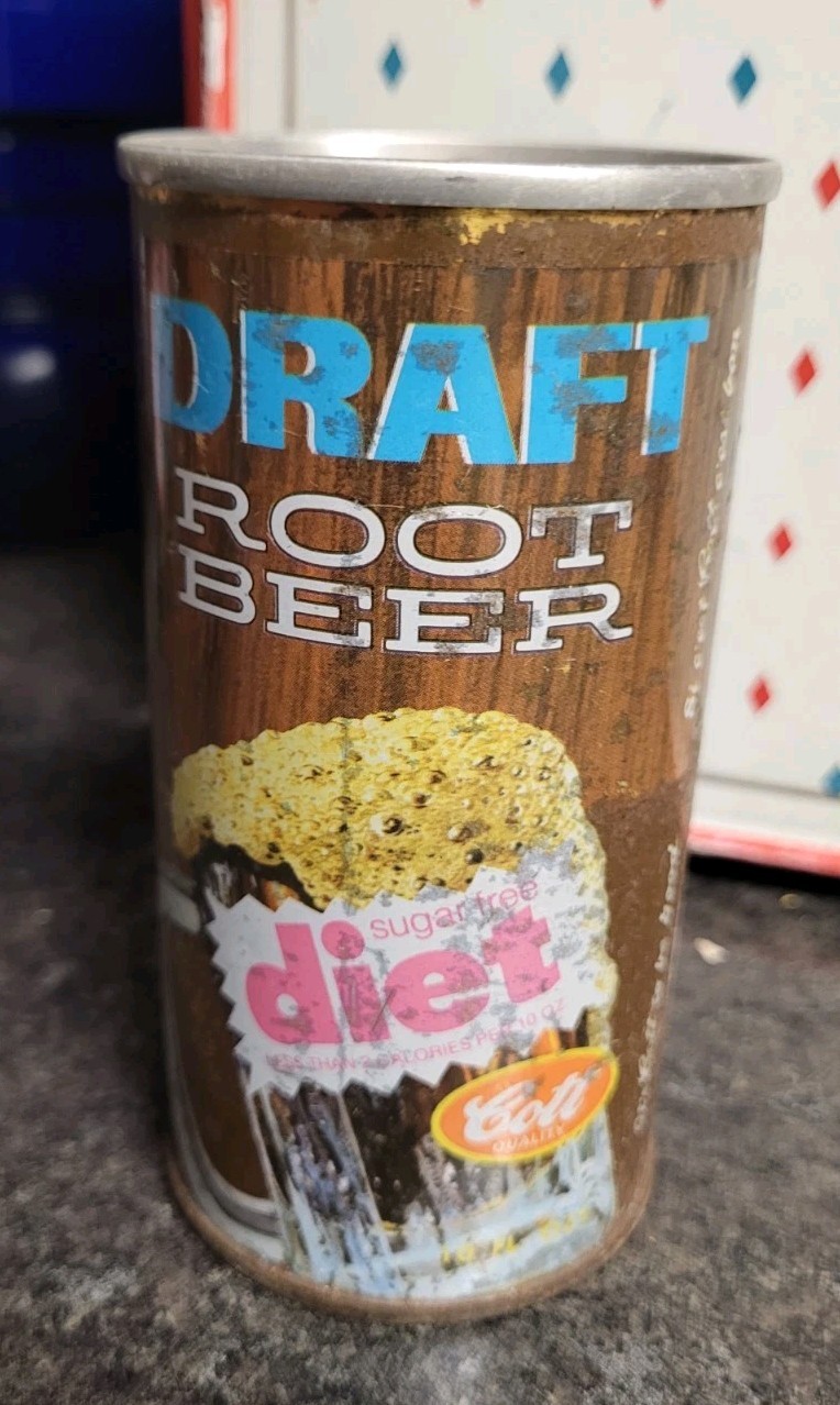 1970s Colt Draft DIET Root Beer Can CANADA VERSION Rare