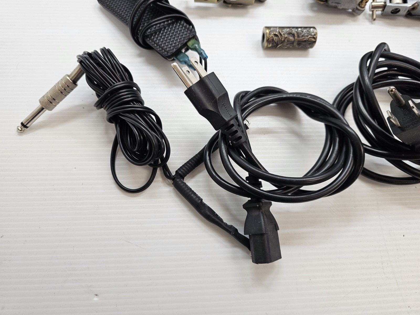 Pro Tattoo Machine Coil Gun Set w/ 2 Power Supplies & Cables – Skull & Dragon