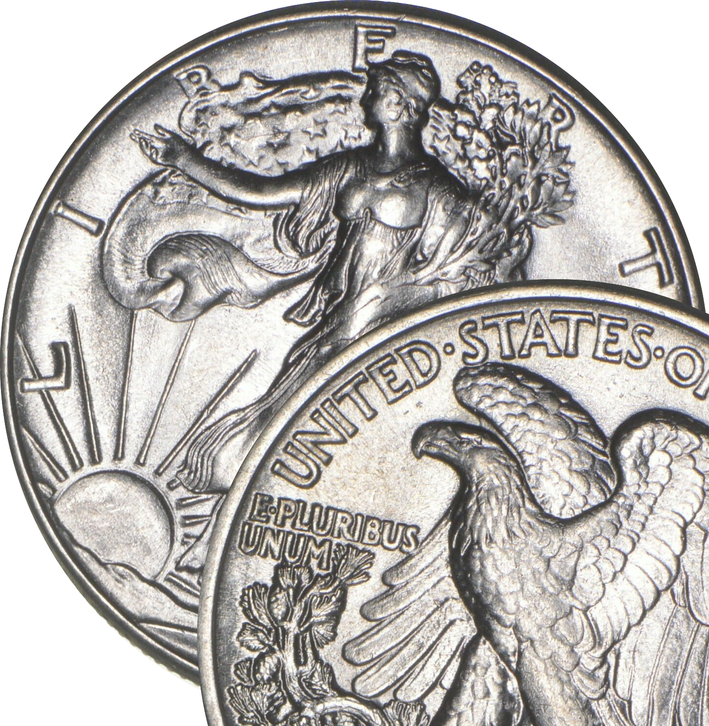 Choice BU - 1947 Walking Liberty Half Dollar - 90% Silver - Uncirculated Unc