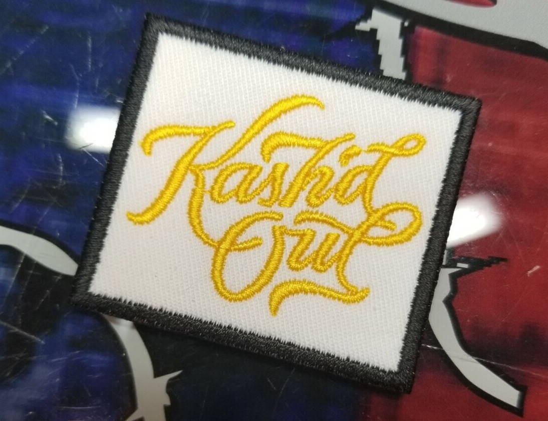 EMBROIDERED KASH'D OUT REGGAE BAND PATCH (Please Read Ad)
