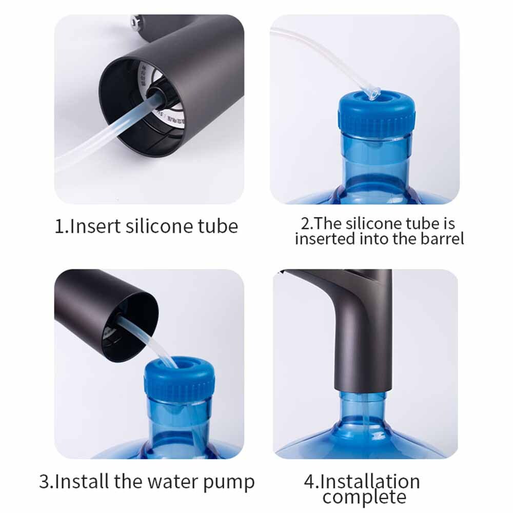 Water Bottle Switch Pump Electric Automatic Universal Jug Dispenser 5 Gallon USB