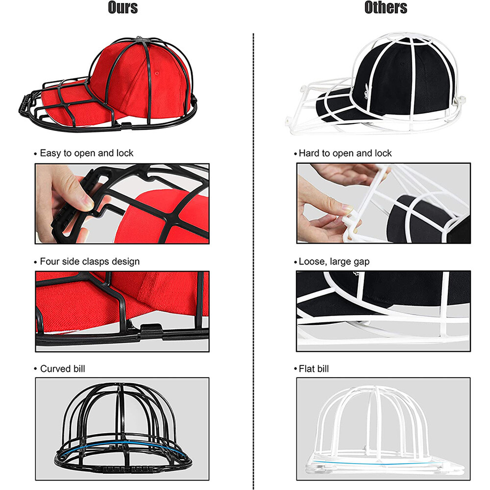 2x Ball Cap Buddy Washer Wash Ballcap Baseball Sport Adult Kid Hat Frame Cleaner