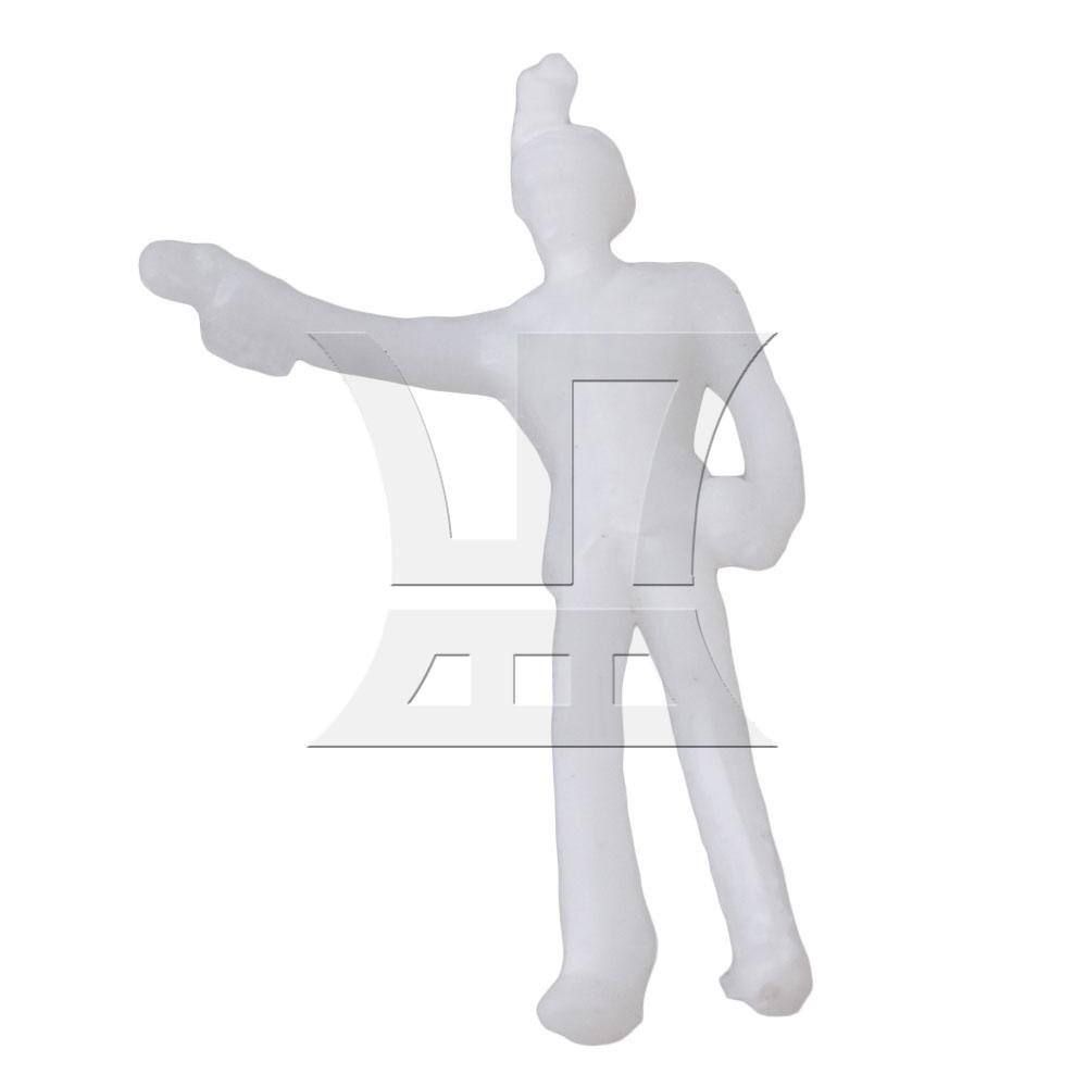 100PCS Unpainted Model Figures Miniature People Passerby Scale 1:200