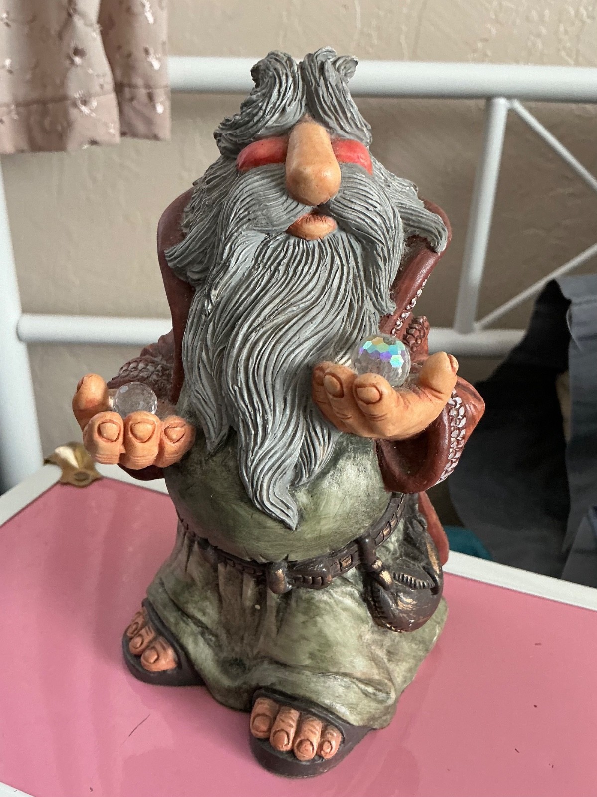 Vintage 7” Fantasy World Krystonia 1987 England Wizard Figurine Rueggan #1701 EX