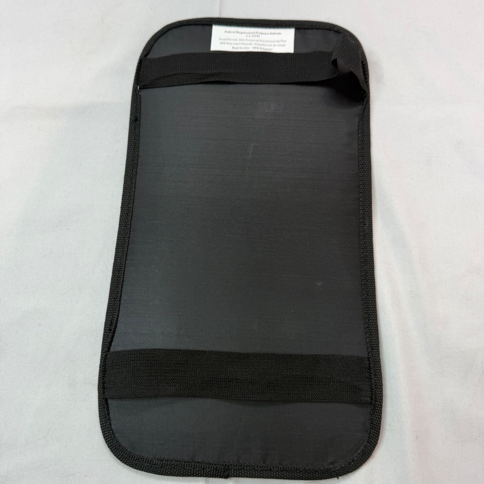 Universal Car Sun Visor Organizer Black Elastic Multi-Pocket Storage Sleeve