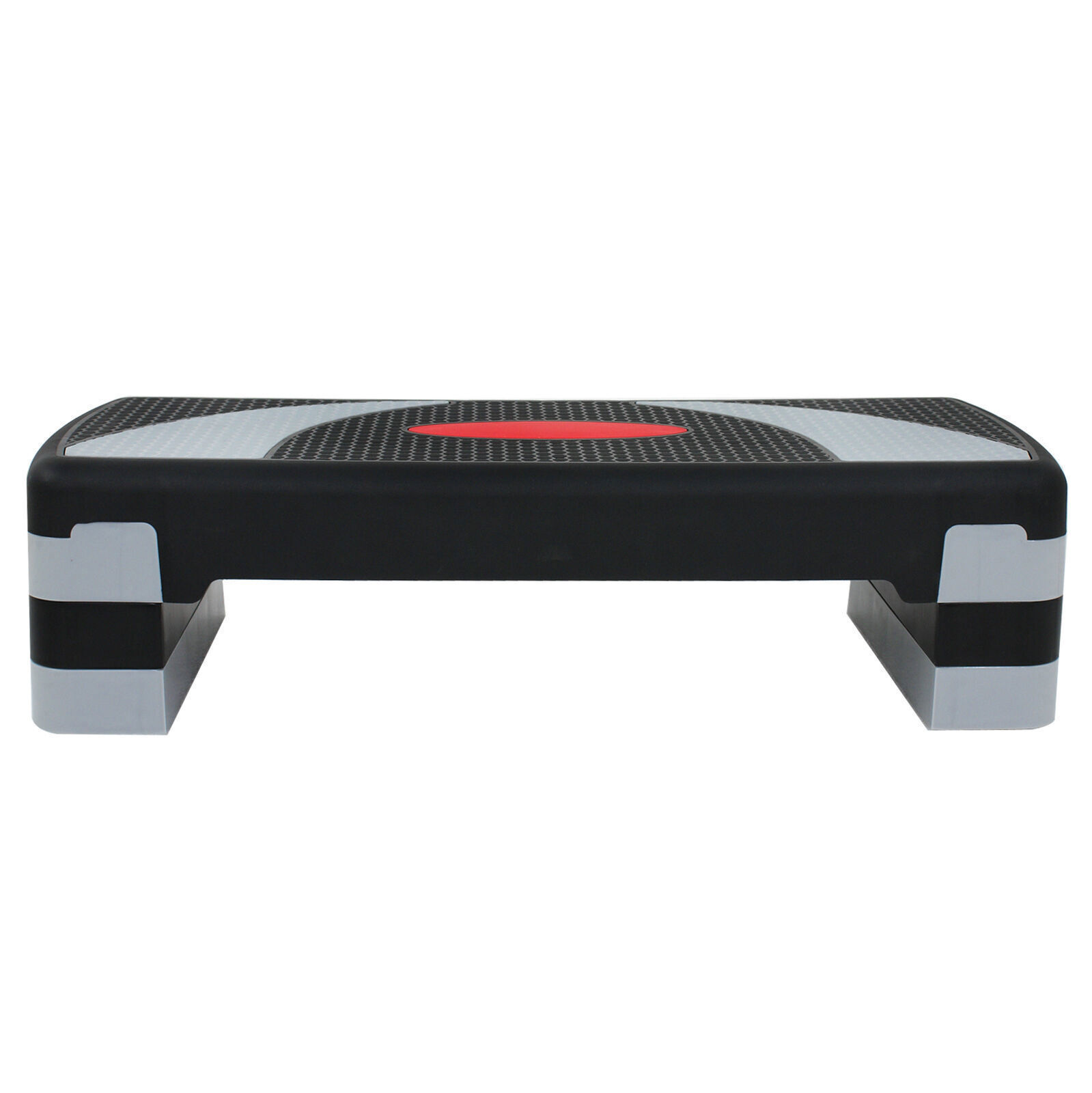 16"/28"/31"/43" Adjustable Exercise Step Platform Non Slip Surface w/ Risers