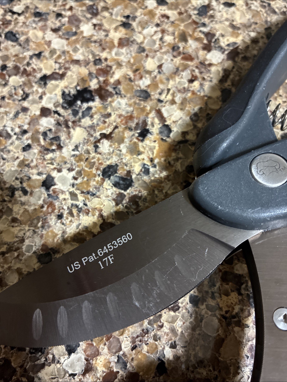 Pampered Chef Salad Chopper #2582 Double Bladed Herb Cutting Scissors Shears EUC