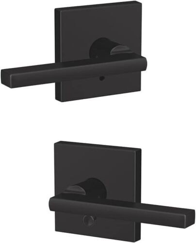 (Lot of 6) Schlage Latitude Passage Door Collins Trim Lever, FC21 LAT 622 COL