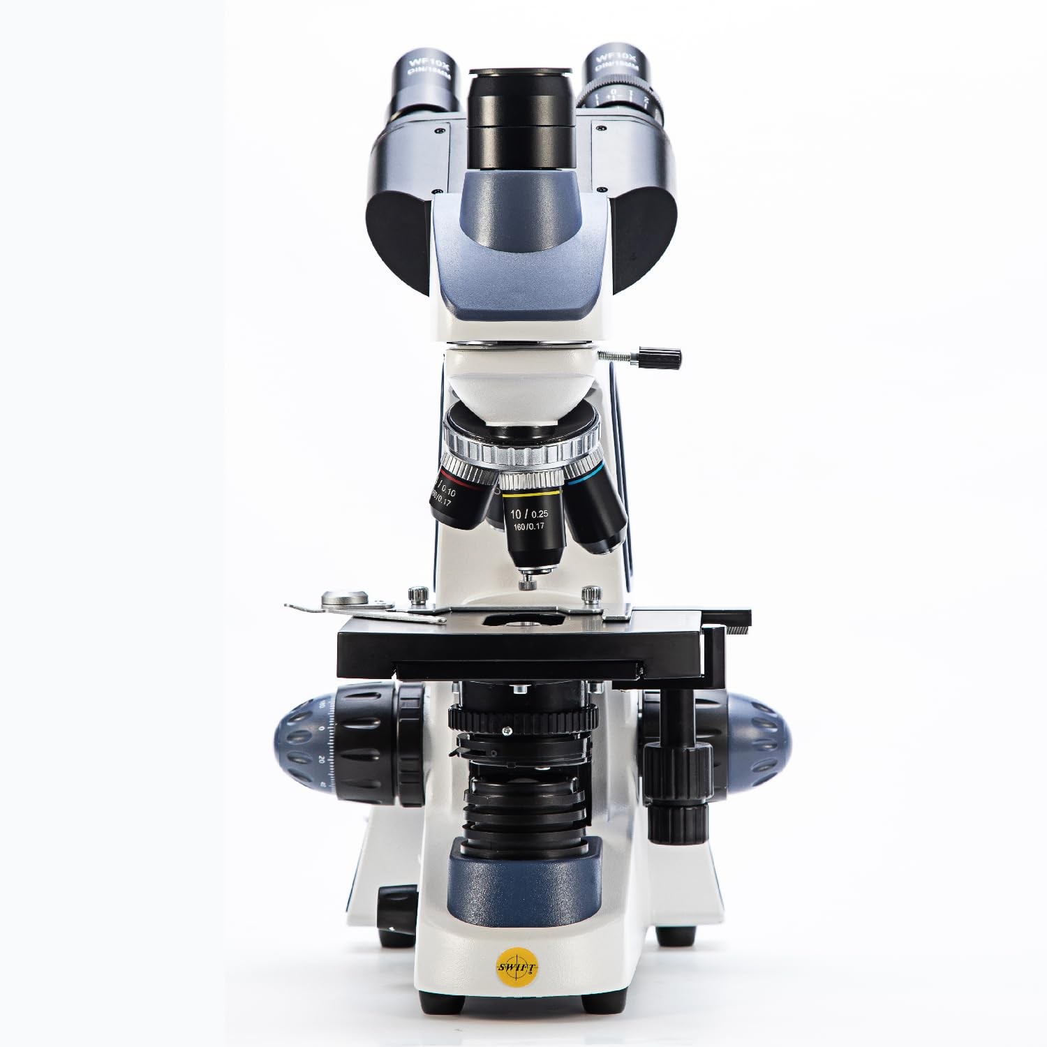 Compound trinocular Microscope, 40X-2500X Digital Lab trinocular Compound LED...