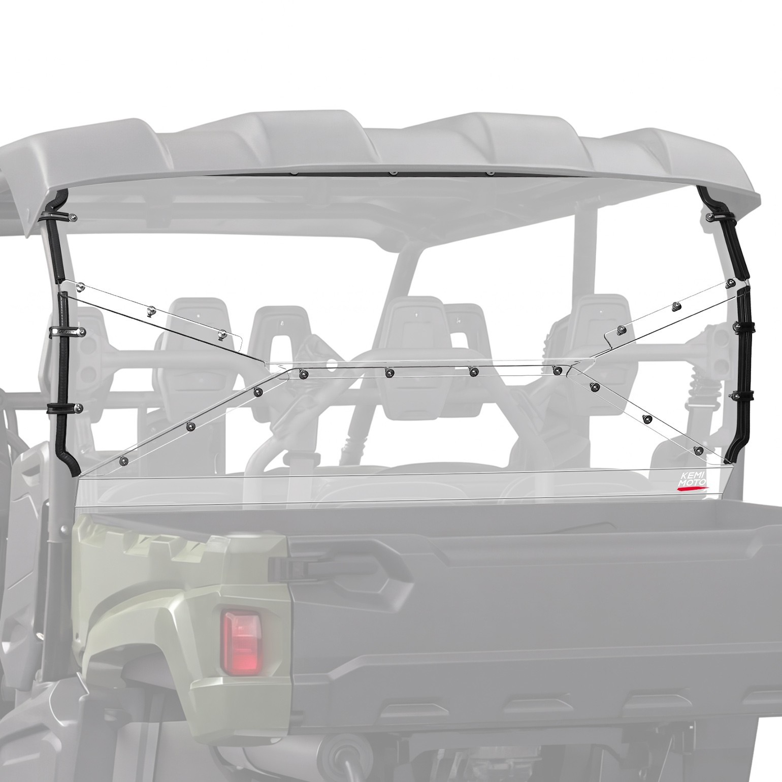 UTV Rear Windshield Clear Window Scratch-Resistant 6 Seat For 2015+ Viking VI