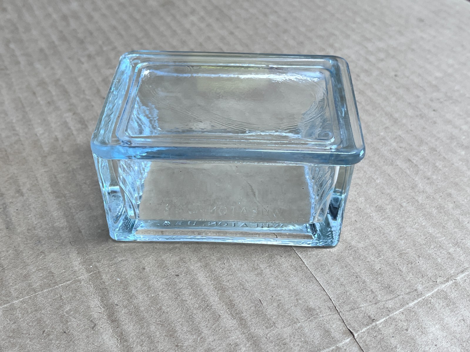 Glass Slide Staining Dish with Built-In Slide Rack