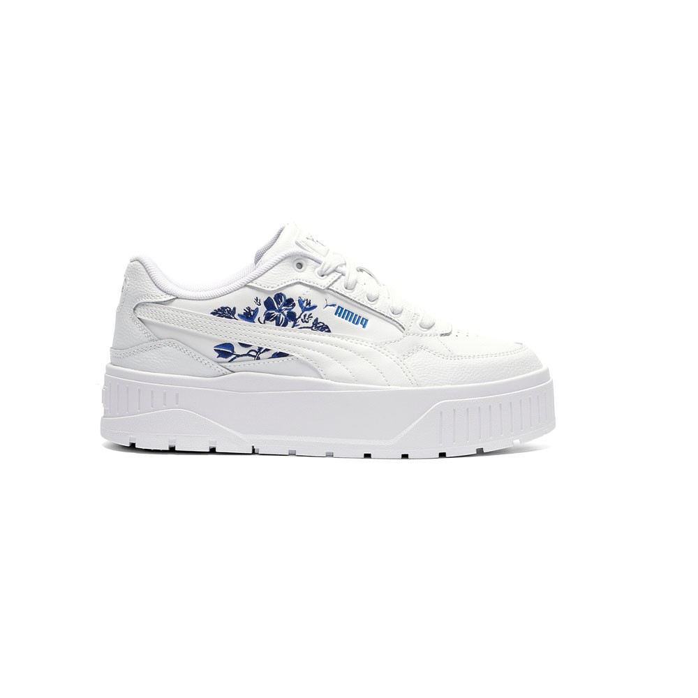 PUMA Karmen Ii Idol Vintage Flowers  Womens White Sneakers Casual Shoes 40575101