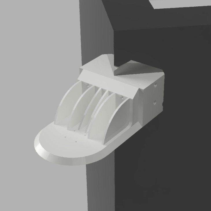 Outdoor Corner Wall Mount for UniFi Ubiquiti AI 360 Cam & G4 G5 Dome Camera