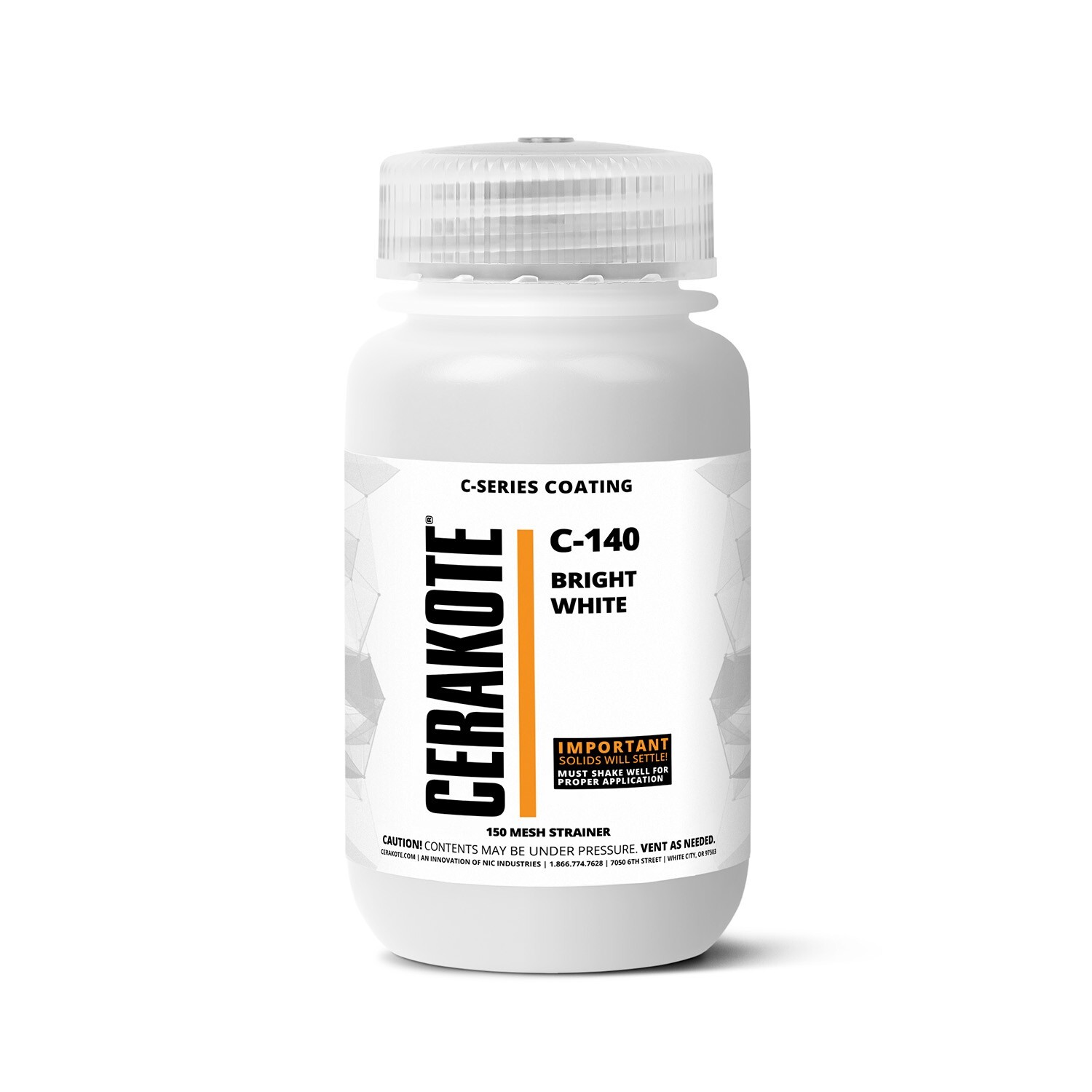 CERAKOTE® C-SERIES Air Cure Ceramic Coating C-140 Bright White (4oz)