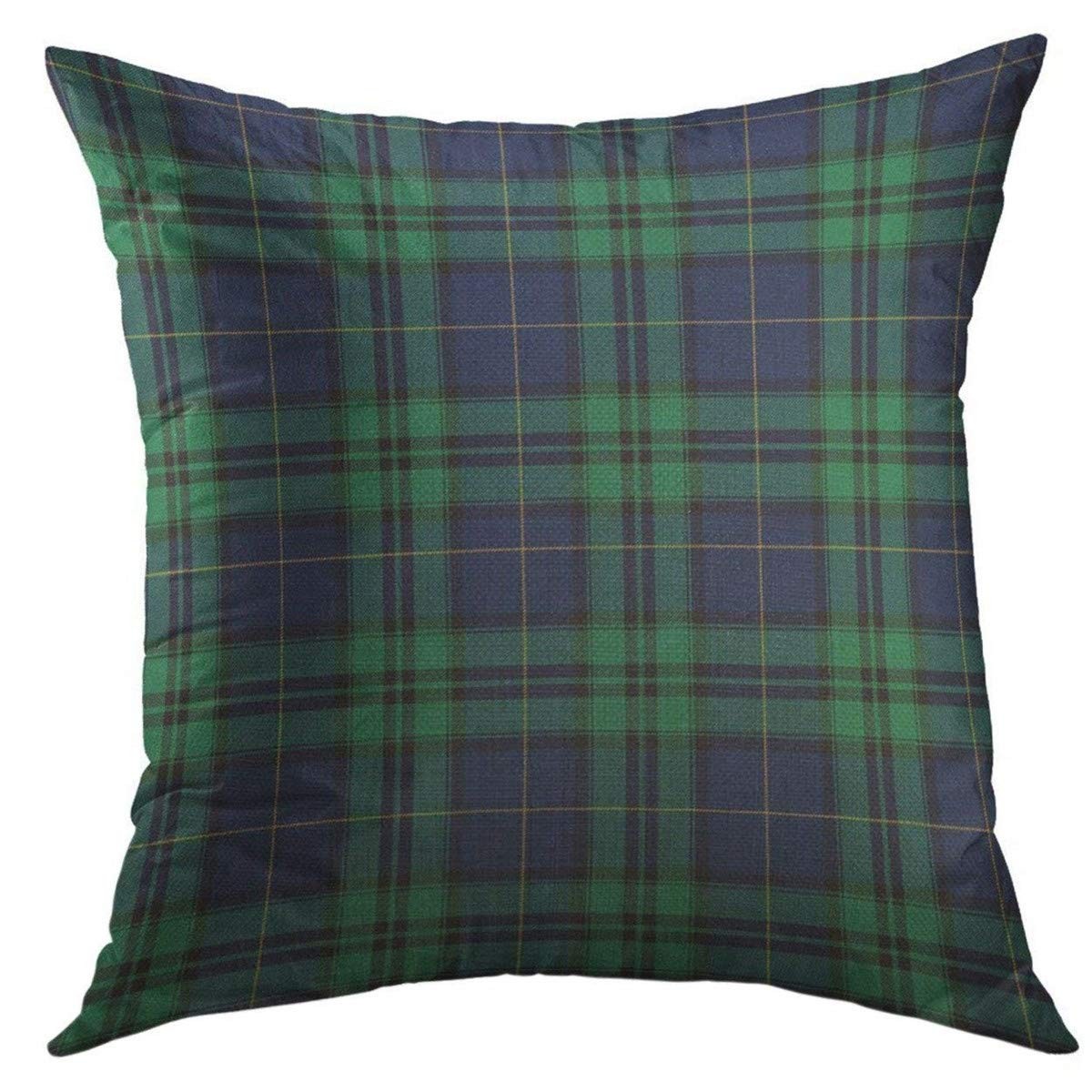 Mugod Decorative Throw Pillow 18" x (Pack of 1), Navy Blue, Dark Green