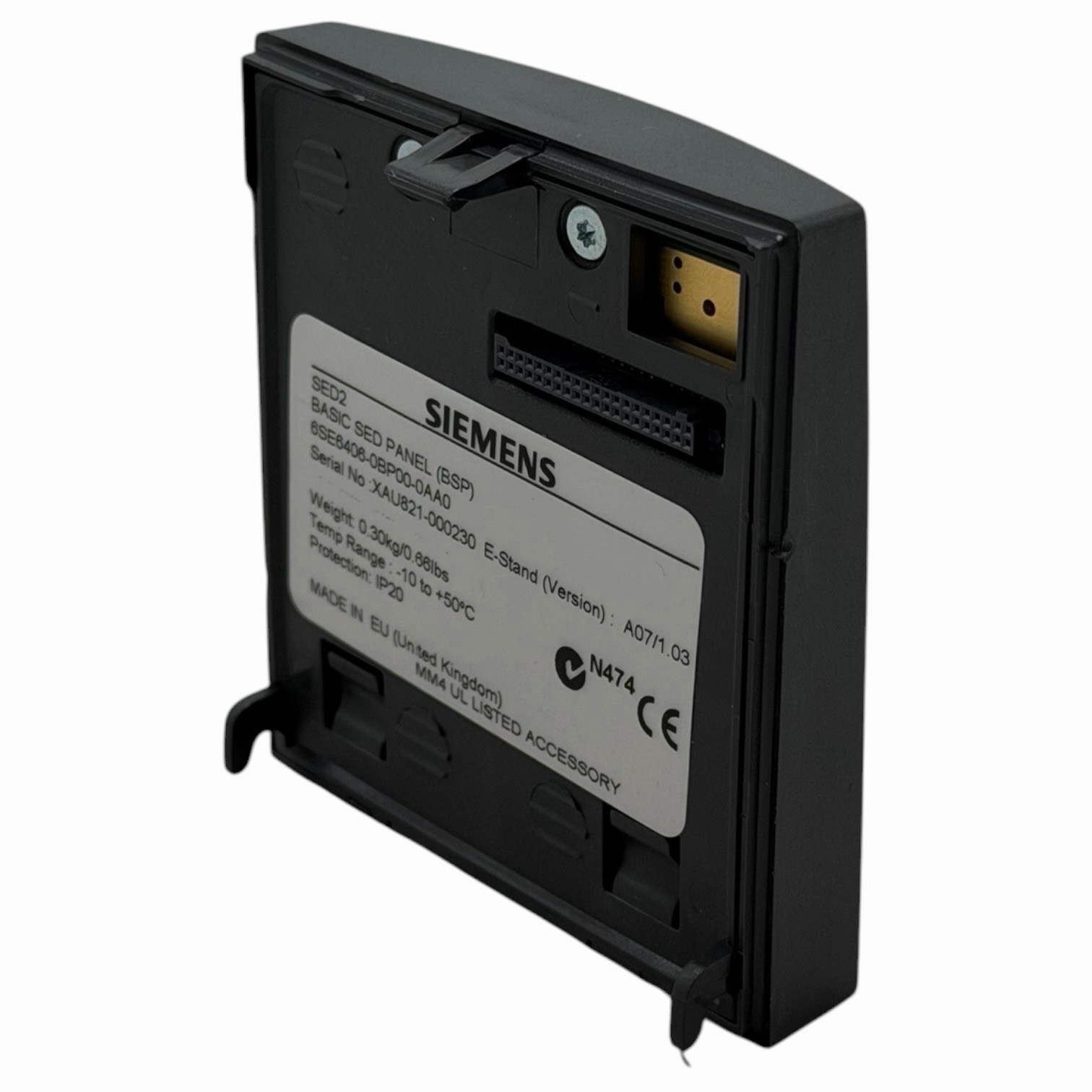 Siemens SED2 6SE6406-0BP00-0AA0 Basic SED Panel (BSP) 6SE6 406-0BP00-0AA0
