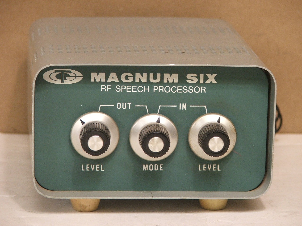 Comm. Tech. Magnum Six RF Speech Processor With Manual