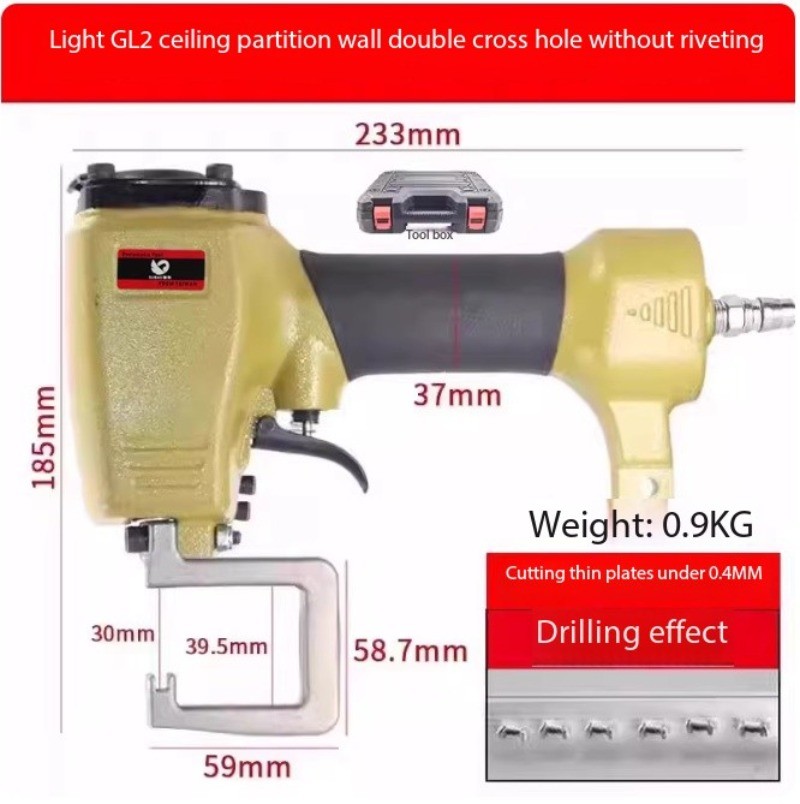 GL3 Dual-Purpose Stud Clamp Rivetless Clamp Pneumatic Partition Ceiling Clamp