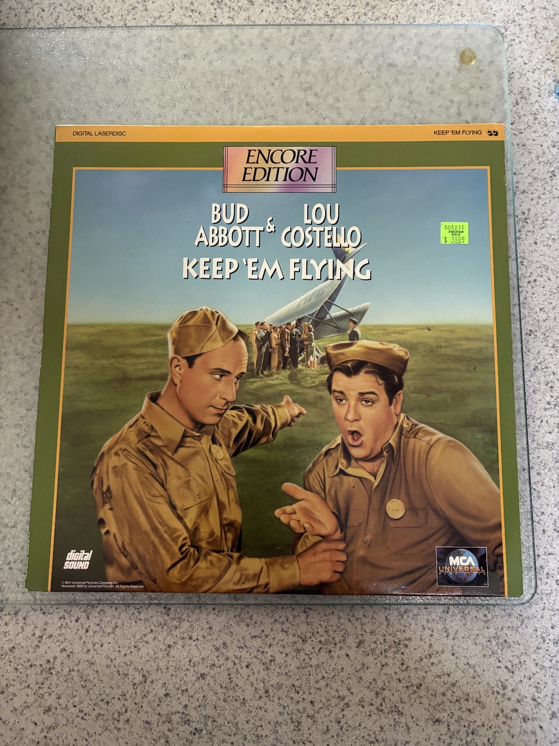 Keep 'Em Flying LaserDisc 1941 Comedy Encore Edition MCA Universal