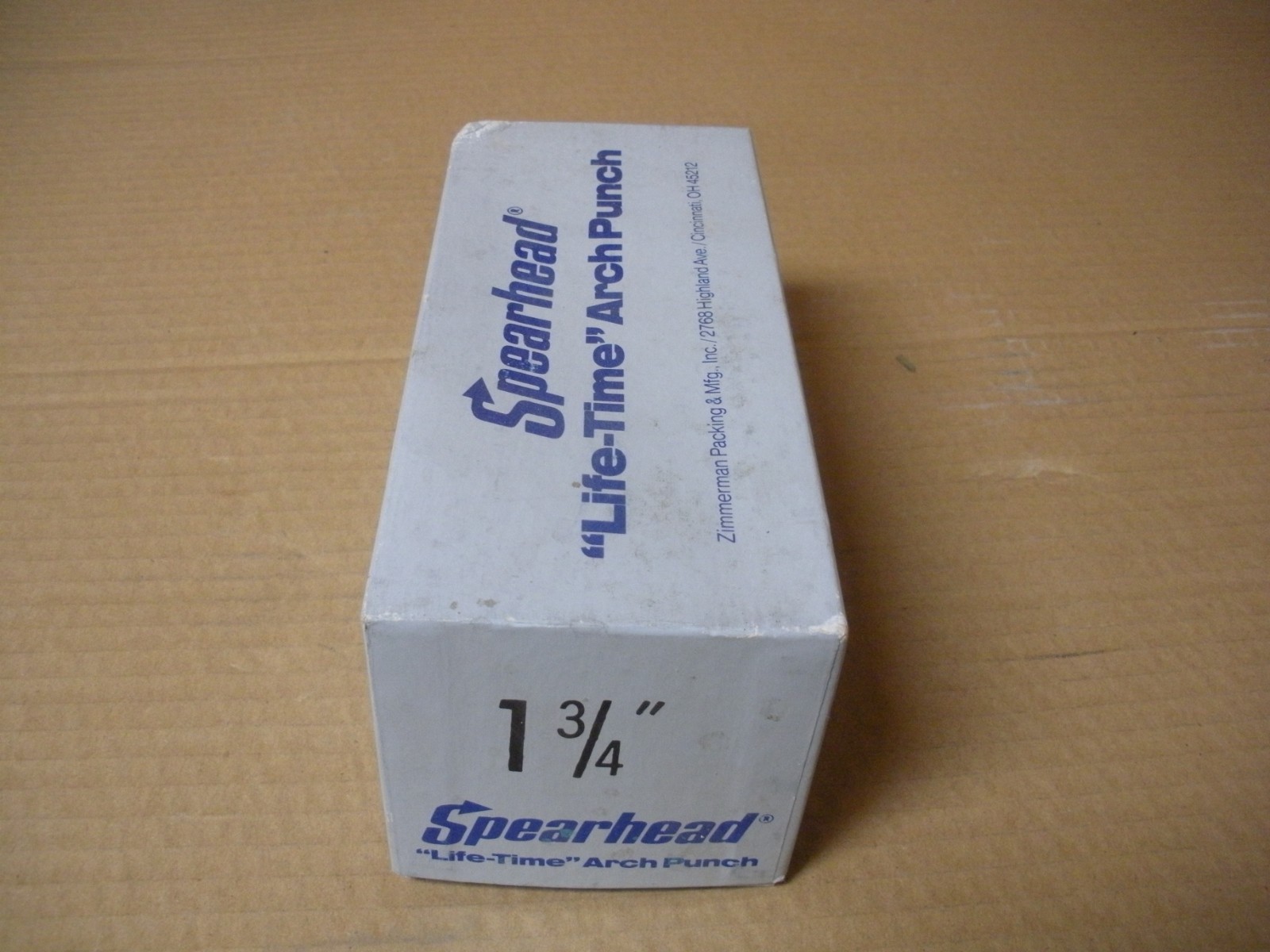 Spearhead Lifetime Arch Punch 1 3/4" , New In Box