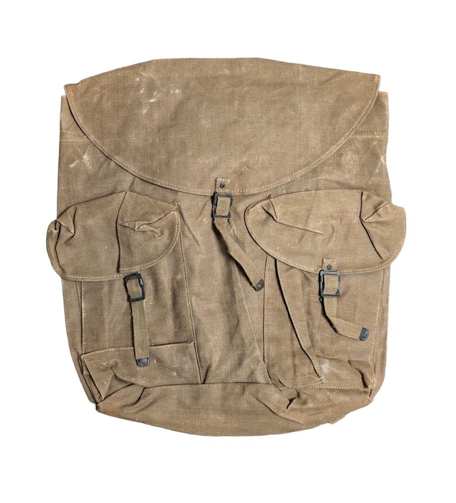 Rare 1955 Dated Italian Army Alpini Rucksack - Early M1962 Style Hemp Material
