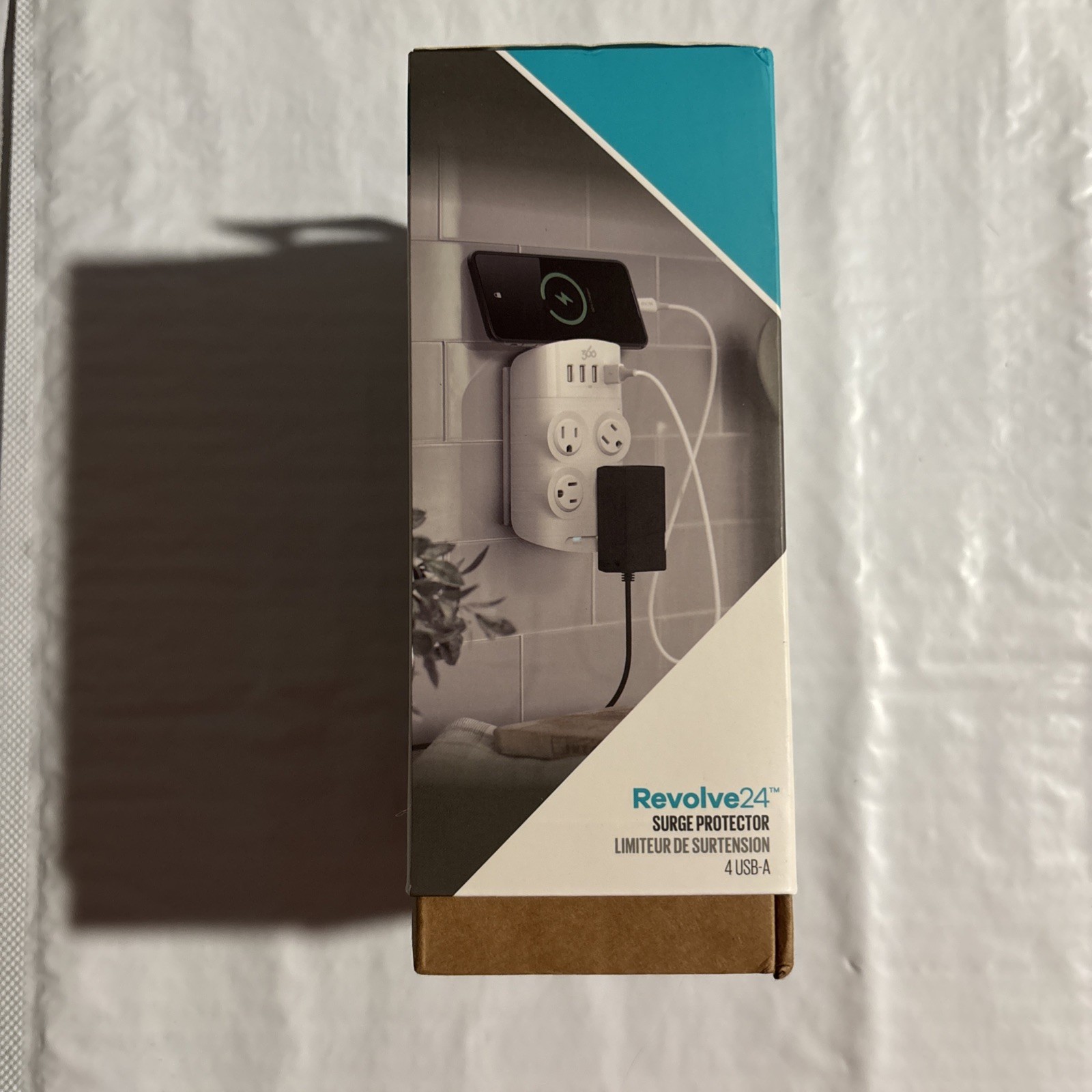 360 Revolve24 Surge Protector 24 Watt USB Charging Station