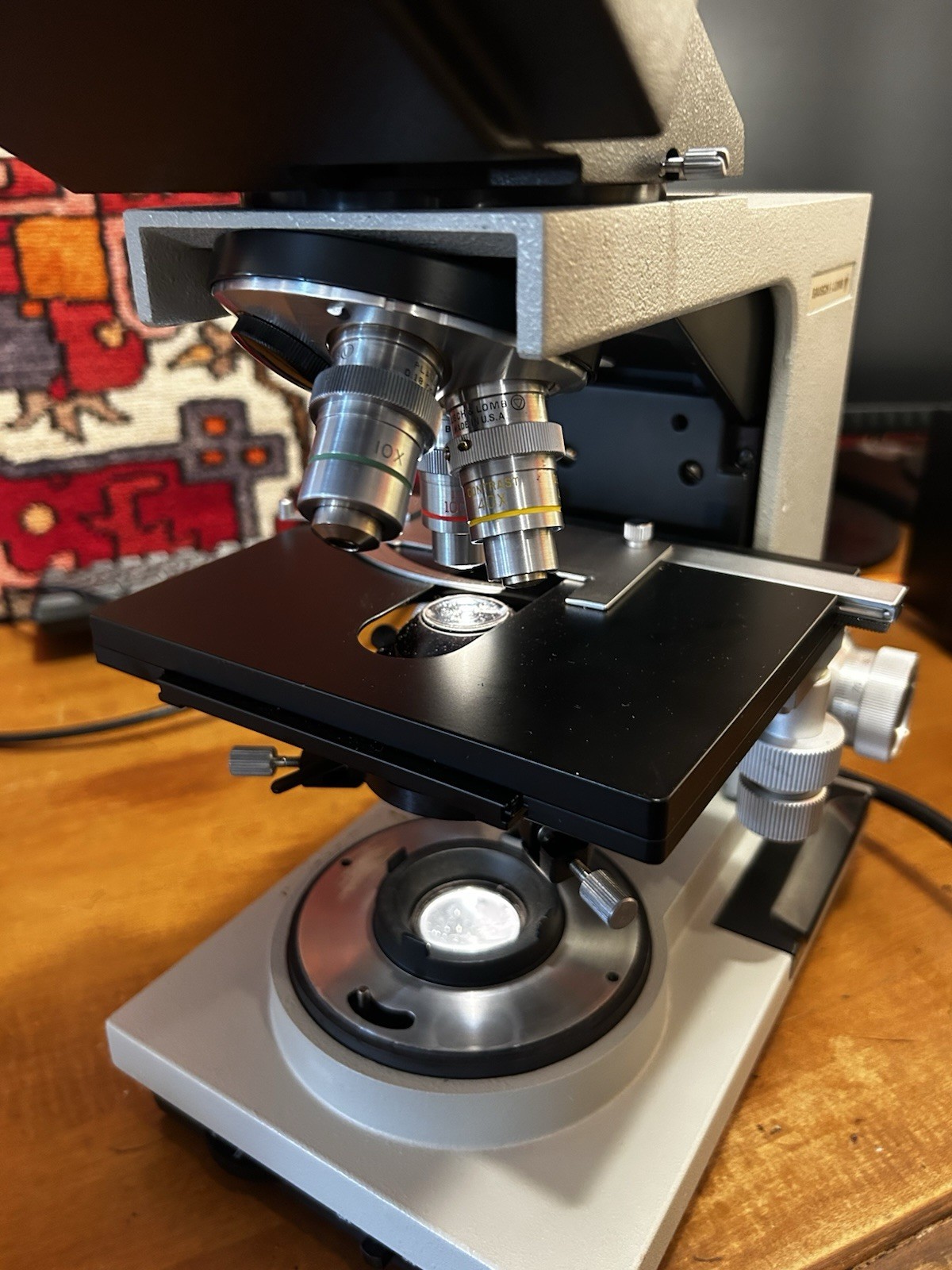 Bausch & Lomb Balplan 20 Lab Microscope - Fully Working (Plan Lenses)