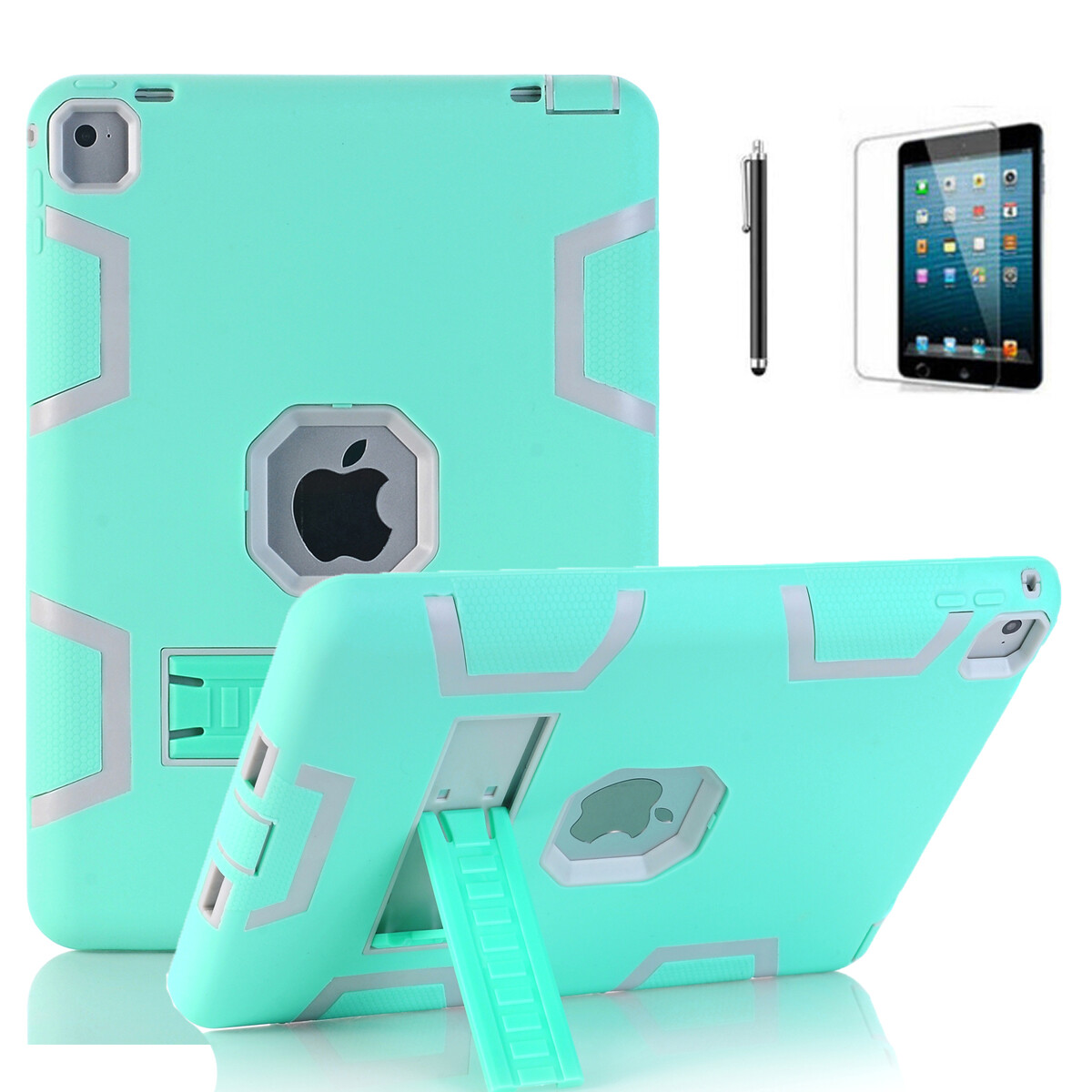 For iPad Air 1st Generation 9.7" Case Shockproof Heavy Duty+Screen Protector