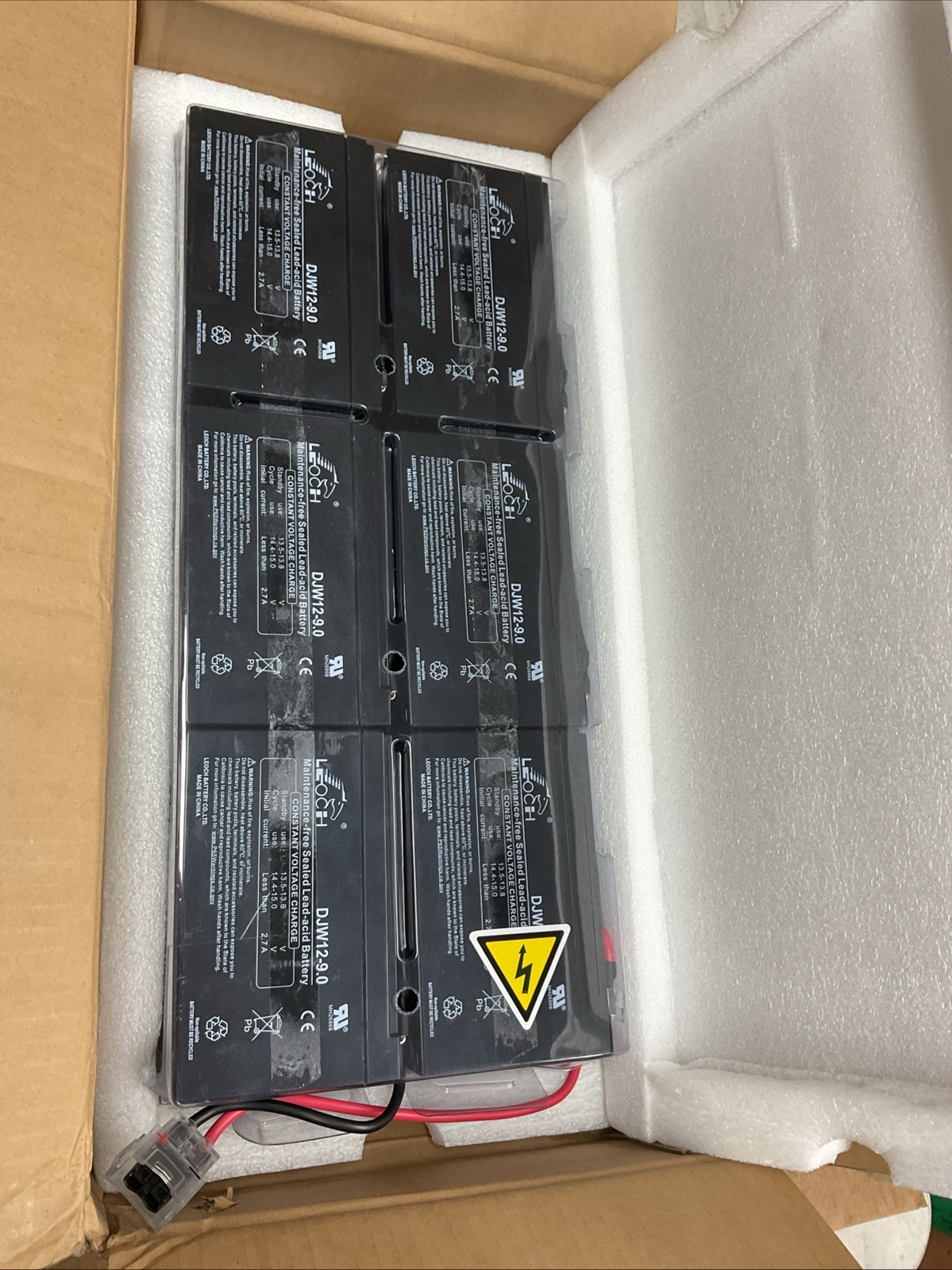 Open Box Eaton 9PX 2U Internal Battery 744-A3121 72V 9AH, Needs Recharged