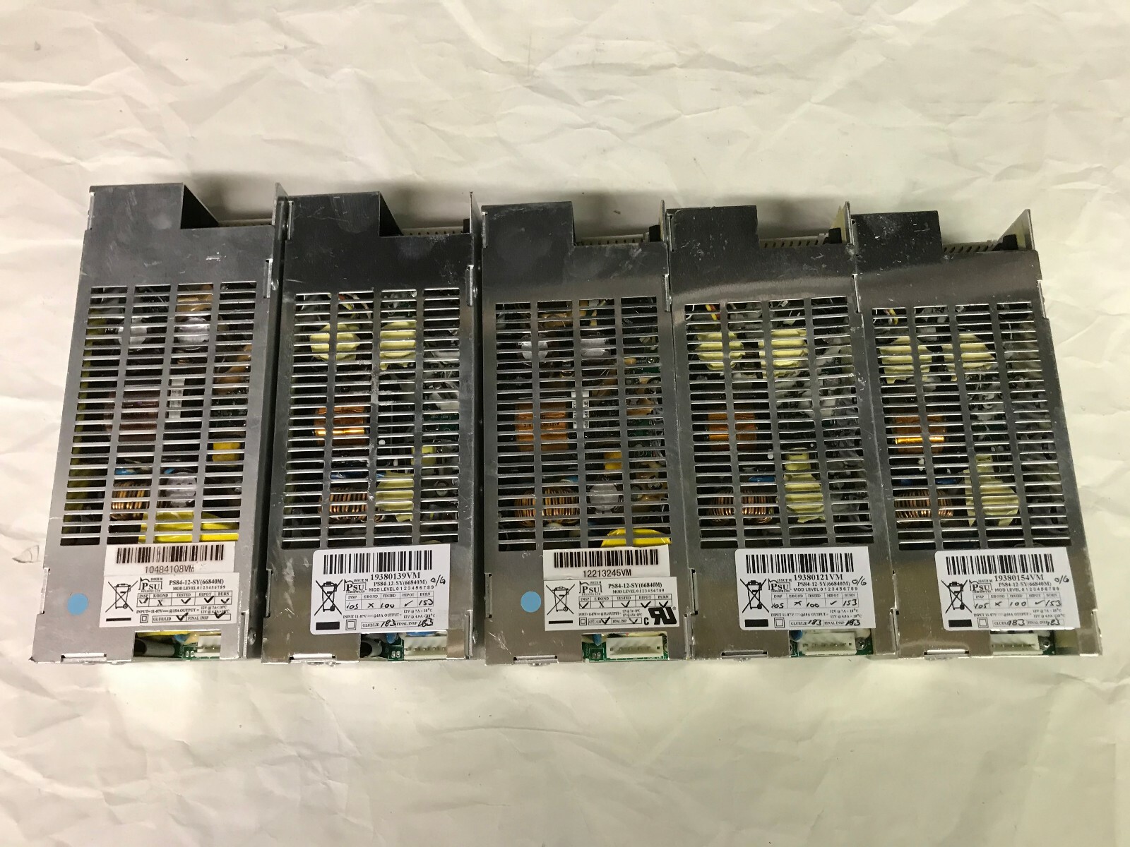 Lot of 5 Untested Motorola VC5090 Internal Power Supply PS84-12-SY 66840M