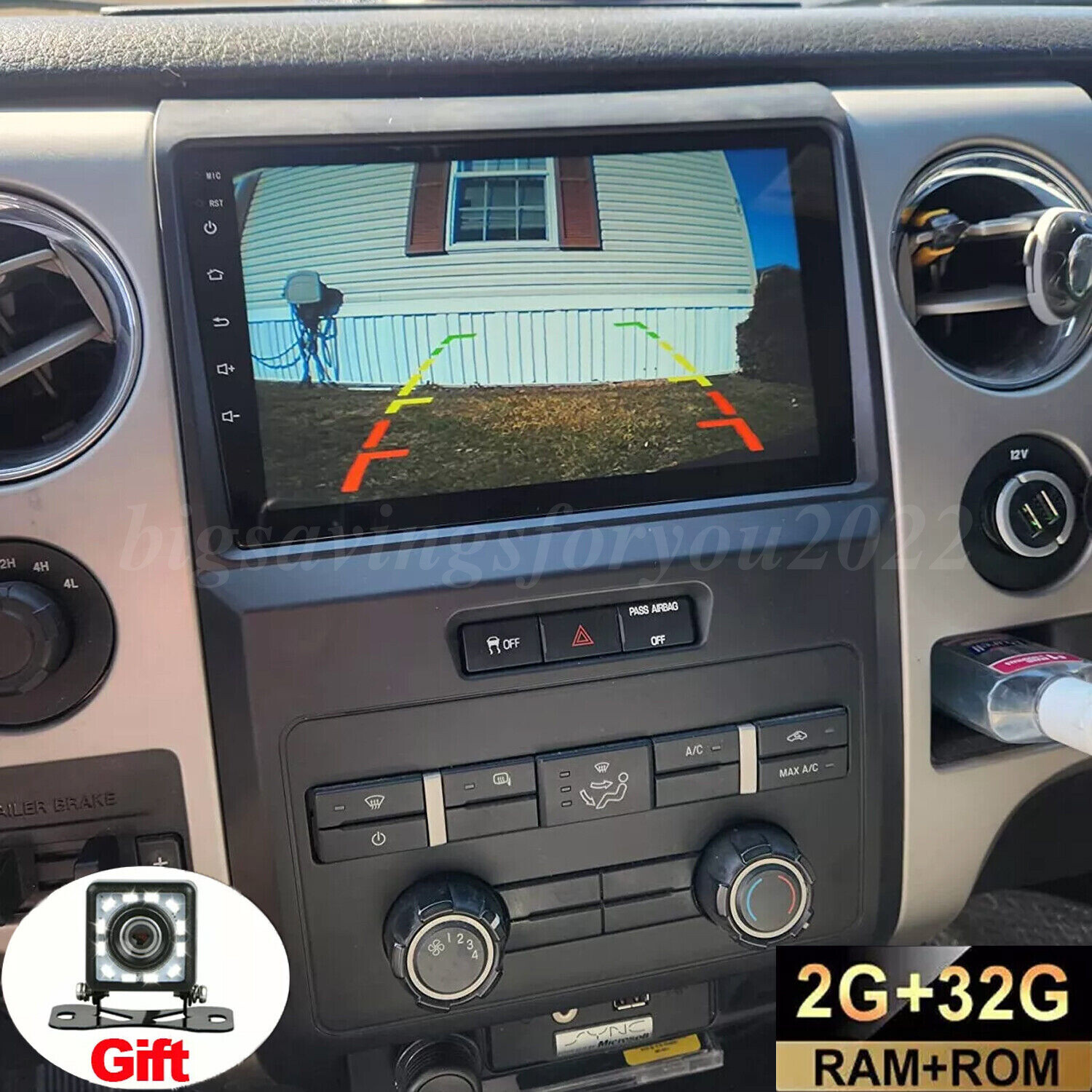 For Ford F150 2009-2014 F-150 Apple Carplay Android 13 Car Stereo Radio Gps Navi