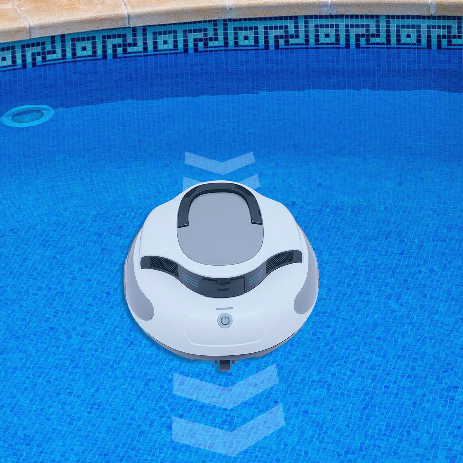 Automatic Pool Cleaning Robot ,Above/in-Ground Cordless Robotic Vacuum Cleaner