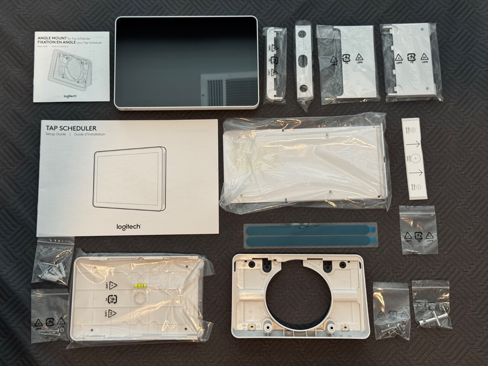 Logitech Tap Scheduler White 952000094 with Wall Mount IP POE