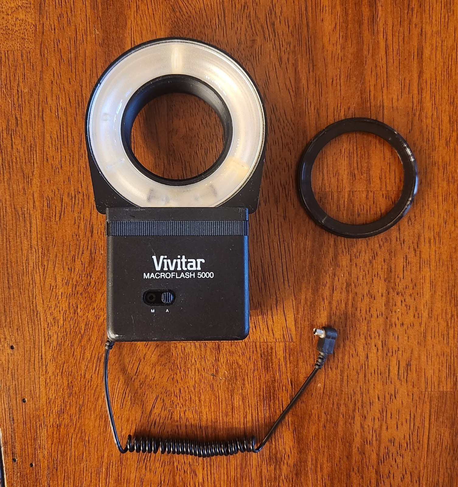 VIVITAR MACROFLASH 5000 Ring Flash W/62MM Adapter