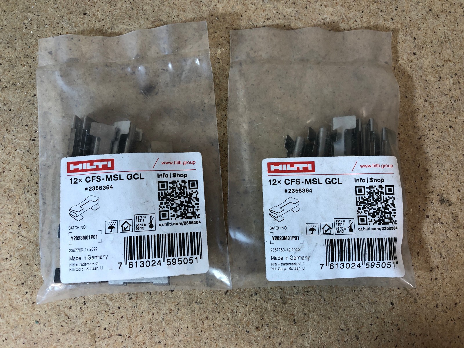 24 Hilti CFS-MSL CGL Ganging Clips #2356364 (Multi Available)