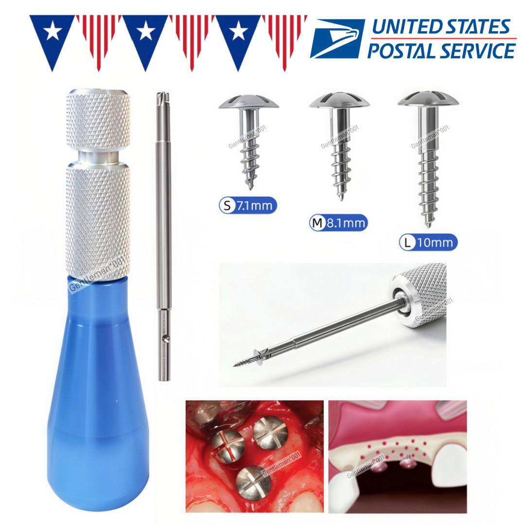 Dental GBR Bone Tent Screw Driver Tenting Fixation Guided Regeneration Membrane