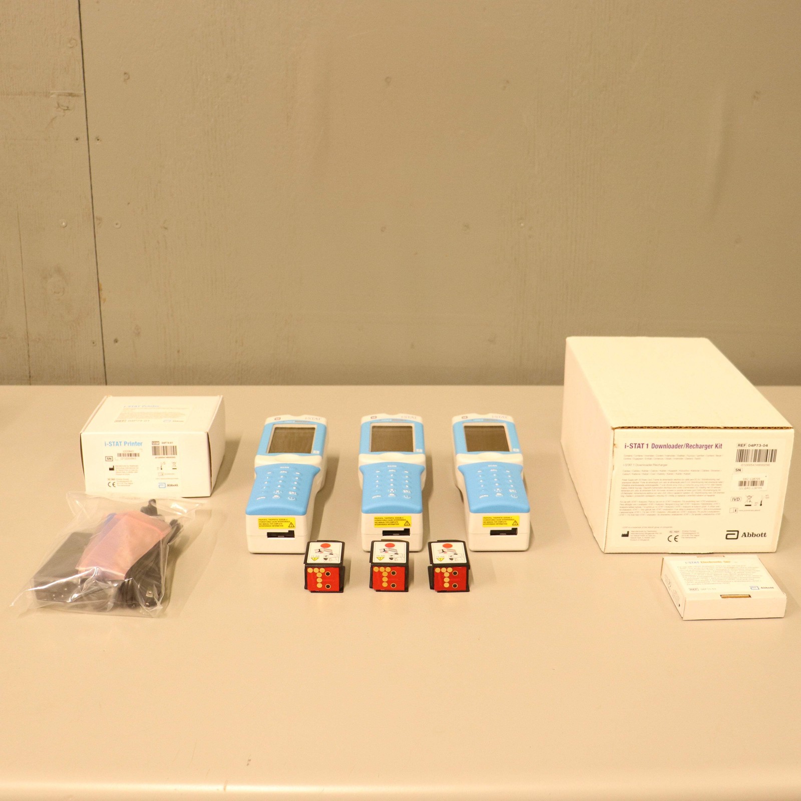 3x Abbott i-STAT 1 300W Wireless Blood Analyzer System w/Accessories
