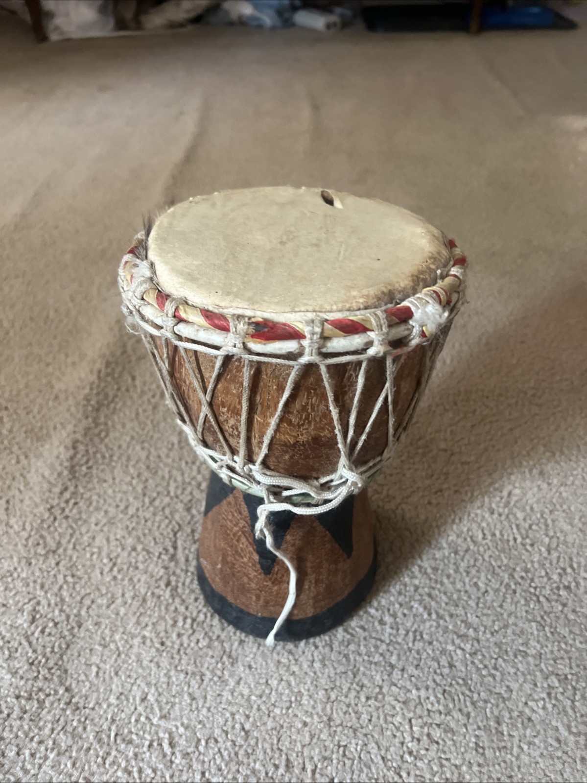 Hand Made West African D'Jembe Drum