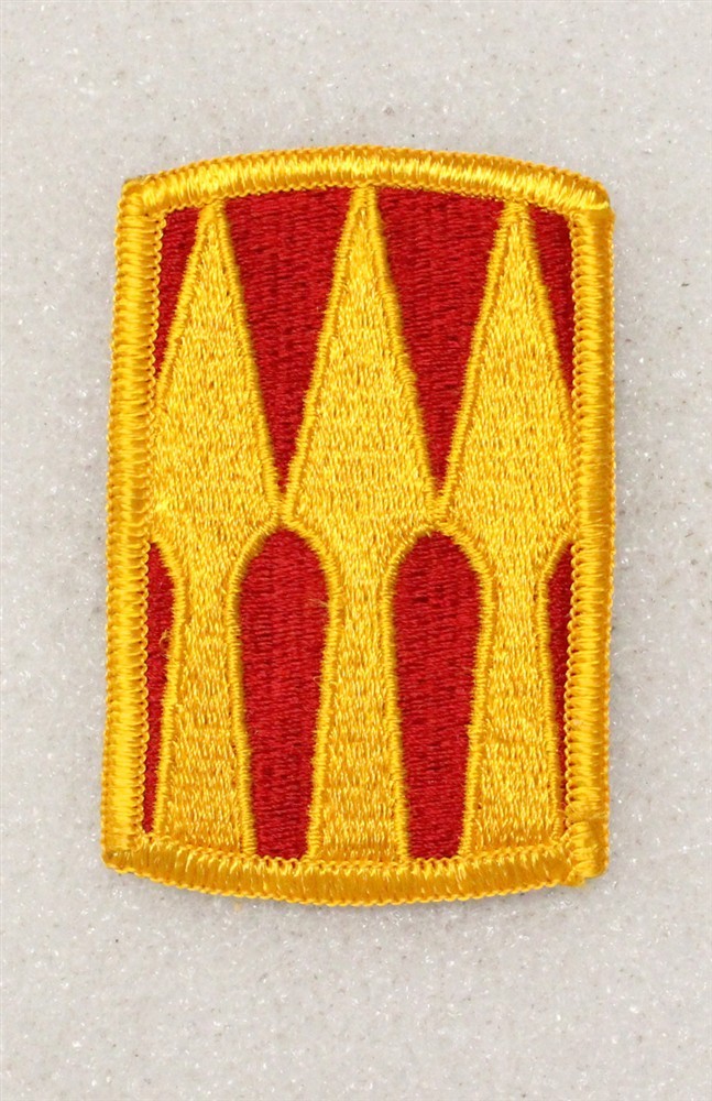 Army patch 3350 - 3rd Support Brigade w/merrowed edge