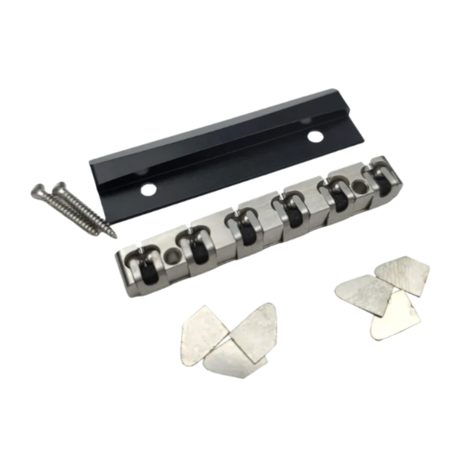 Stainless Steel Guitar Nut 6 Shims Replacement Part